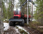 New Komatsu Forwarder working